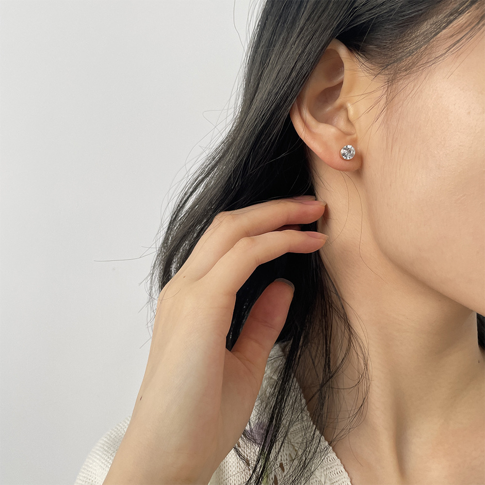 Korean style elegant temperament rhinestone earrings ins trend new earringspicture4