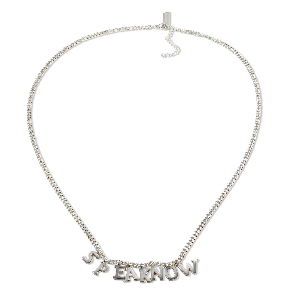 Collana di lusso leggera in oro K, acciaio al titanio, non sbiadisce, gioielli da donna, ciondolo versatile, catena per clavicola_voghion.com