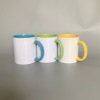 Internal color, the ceramic cup inner color, the color heat transfer coating cup, the color, the lottery 11oz sublimated the Mark Cup