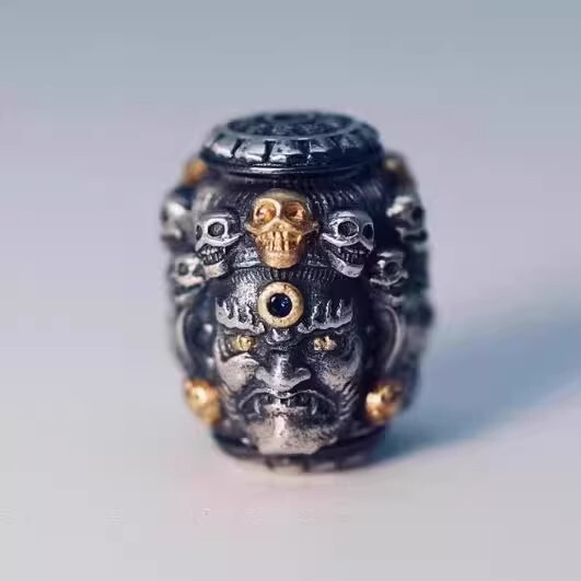 New Model【Gold-Encrusted Dachengtian】Good Luck Spacer Beads, Chinese Style Design, Size 1215mm New Model【Gold-Encrusted Dachengtian】Good Luck Spacer Beads, Chinese Style Design, Size 1215mm