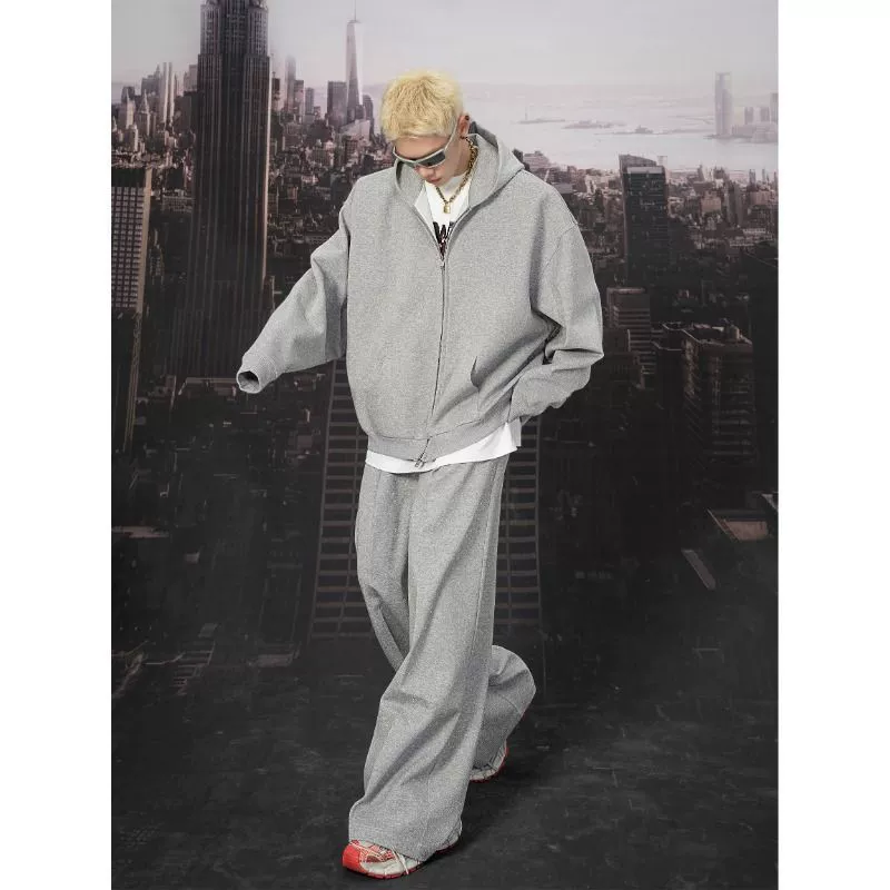 Осенний дизайн худи, штаны, комплект, oversize, тренд сезона
