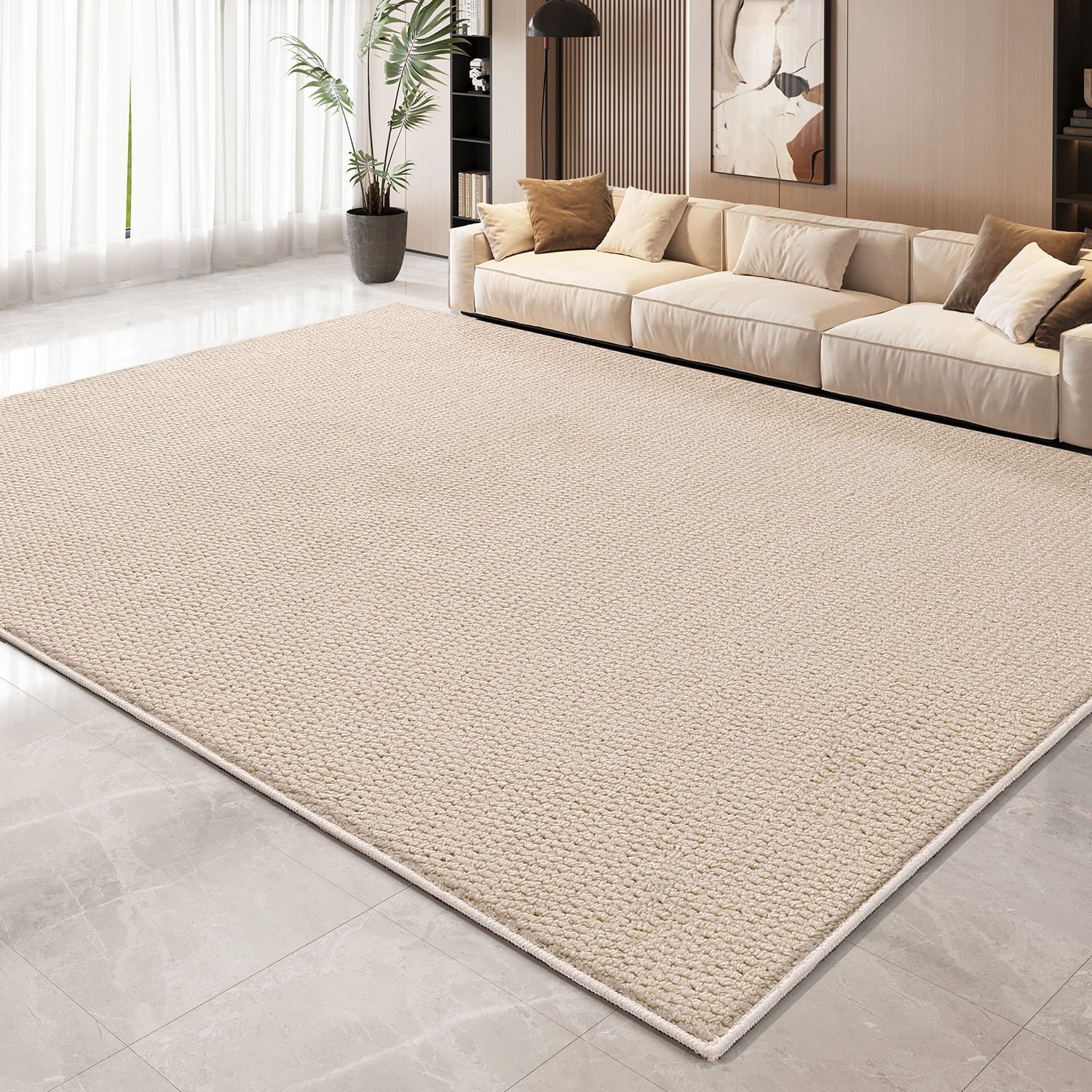 Pineapple anillo alfombra sala de estar imitación de lino anti-gato arañazo sofá mesa de té mantas antideslizantes y resistentes al desgaste buen cuidado alfombra