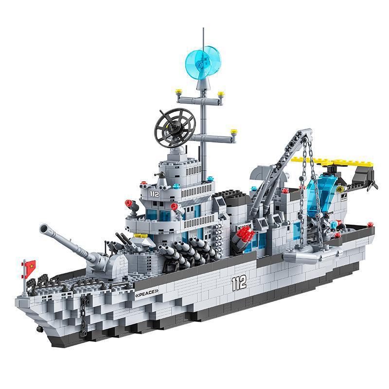 Children's and Boys' Military Compatibility Lego Building Blocks Aerospace Liaoning Small Particle Puzzle Toy Assembly Model for Boys