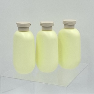 300ml Flat Bottle Lotion Bottle Shampoo Shower Gel Bottle Hdpe Squeeze Bottle