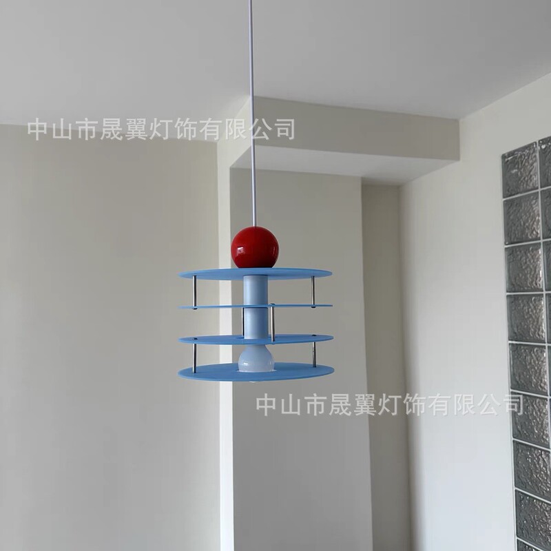 Personalized Colorful Dopamine Acrylic Pendant Light Nordic Bauhaus Color-Blocking Bedroom Bedside Memphis Pendant Light Personalized Colorful Dopamine Acrylic Pendant Light Nordic Bauhaus Color-Blocking Bedroom Bedside Memphis Pendant Light