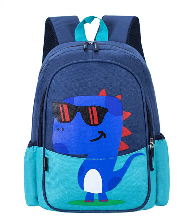 2023 nuevo verano estilo coreano de nylon kindergarten schoolbag dinosaurio dibujos animados estudiante mochila masculina una pieza al por mayor