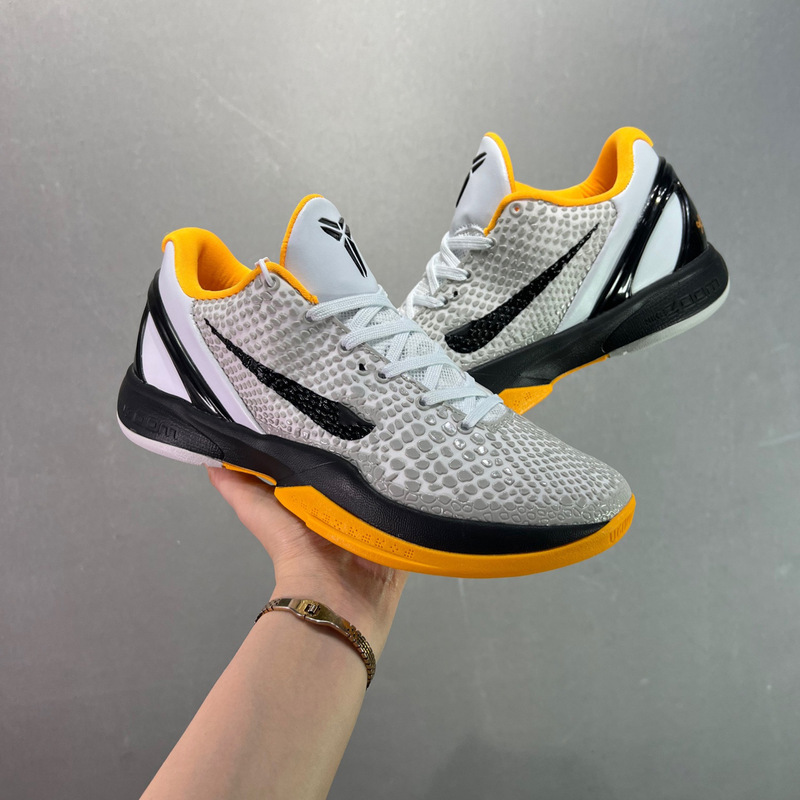 High Version Kobe 6 Green Hornet Practical Basketball Shoes Men's Air Cushion Shock-Absorbing Outdoor Kobe Cement Earth Shoes