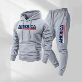 男式运动套装;男式卫衣;时尚休闲套装