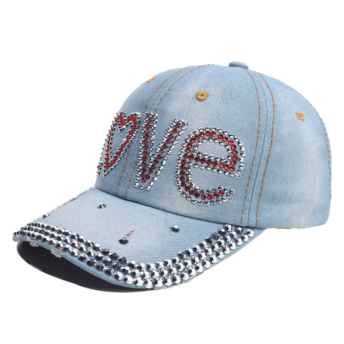 Denim Baseball Cap (Mosey) Unisex, Adjustable 56–58 cm, Summer Sun Hat