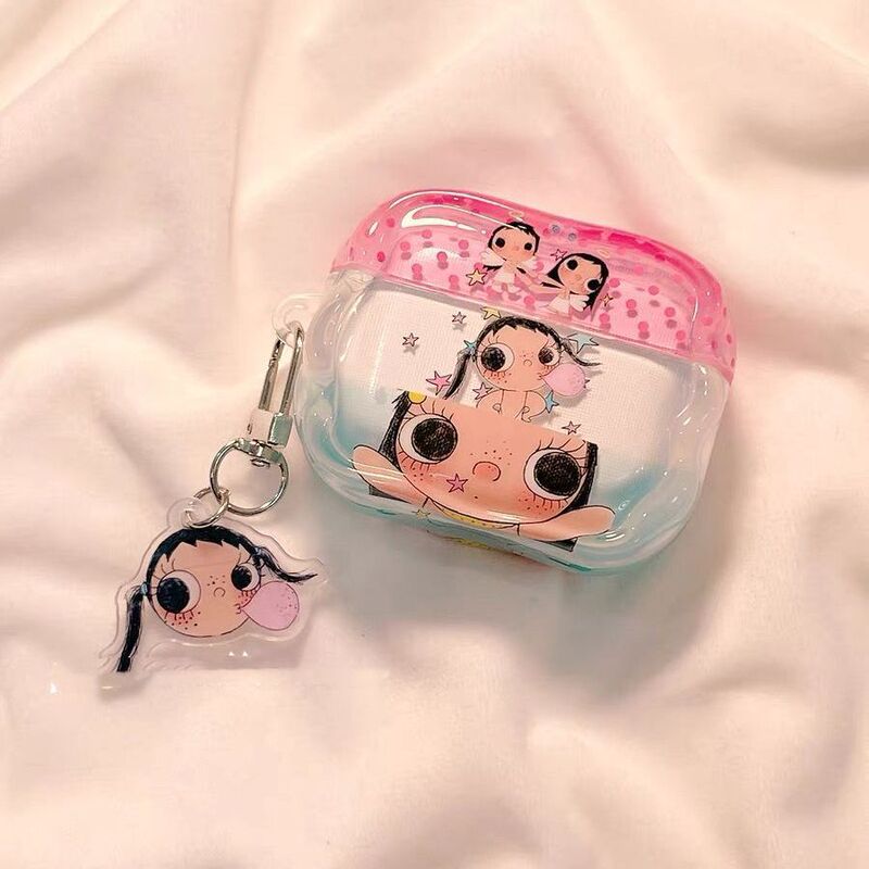 Cross-Border Applicable AirPods 4Th Generation Protective Case 1/2/3/4Th Generation Pro3 Apple Bluetooth Earphones Blowing Bubbles Xiaoyu