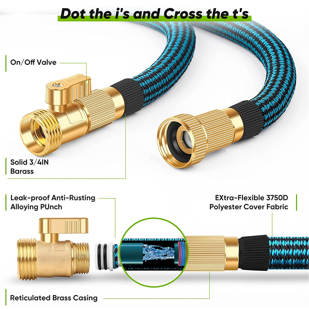 【厂家批发】 Garden Hose 家用3倍伸缩花园水管洗车水管软管水管