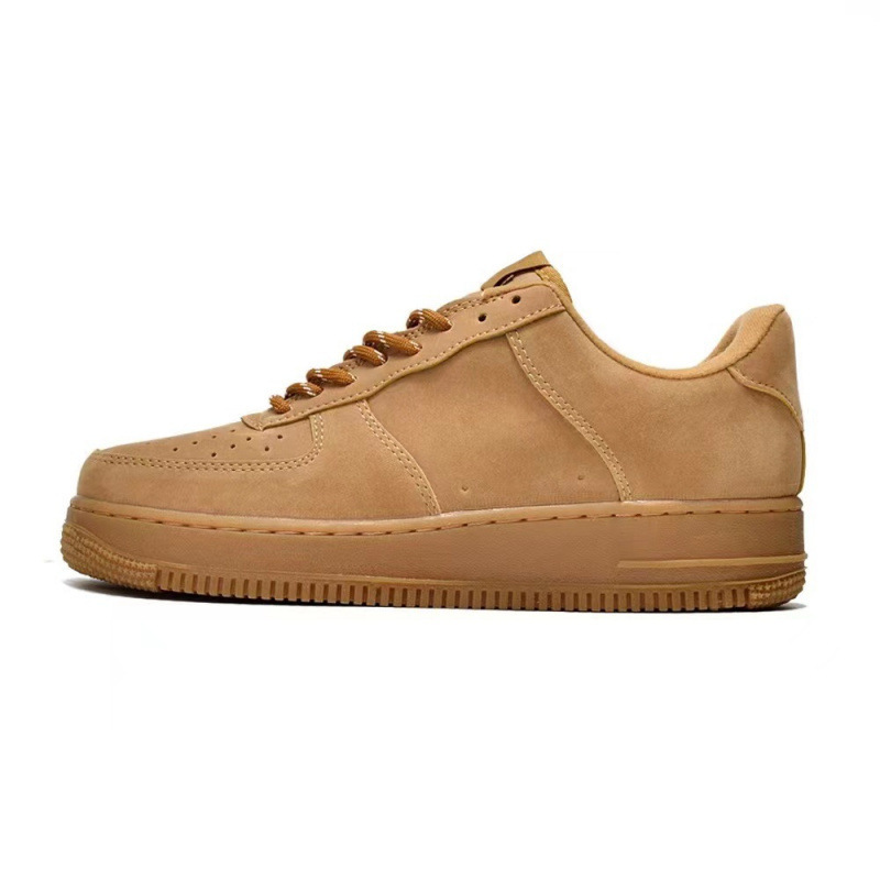 エアフォースワン AF1 ピュアホワイト ロートップ クラシック ウィートカラー 耐久性 オフィススニーカー カジュアル ホワイトシューズ 紳士靴 婦人靴 aj1|undefined