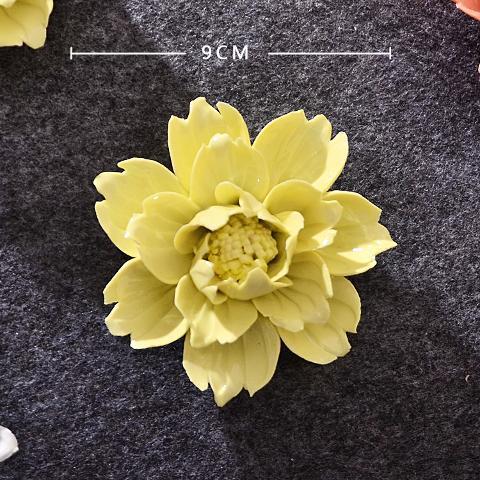Decoración de Pared de Flores en Cerámica Tridimensional para Sala de Estar y Dormitorio image 19