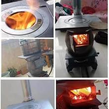 家用柴火取暖炉铸铁煤炭炉子柴煤两用采暖烧煤农村烤火炉