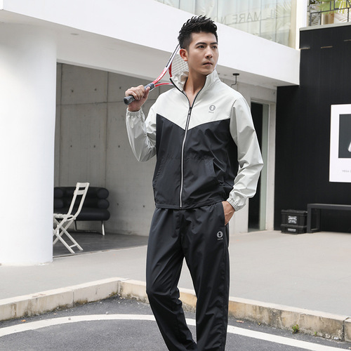 New skin-friendly fabric men and women sweat-proof training body shaping sportswear fitness sweat suit set