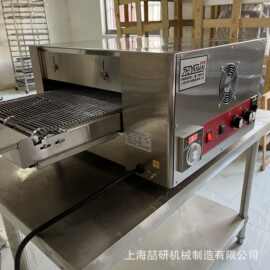 商用链式烤炉 电力l链条滚动烤炉汉堡披萨牛排小型履带式隧道烤箱
