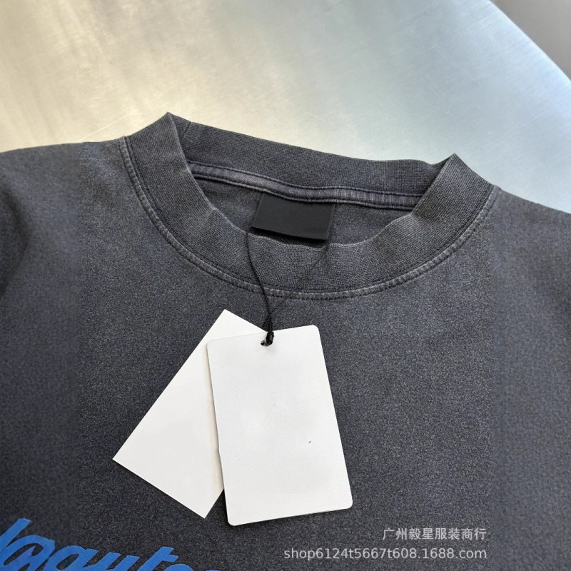 ハイバージョン B パリ 25ss ランボルギーニ プリント半袖 OS ゆったりおしゃれで万能な欧米男女兼用 Tシャツ|undefined