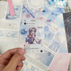 Game 5th Person High Definition Transparent PVC Gardener Doctor Student Gift Merchandise Polaroid Lomo Card