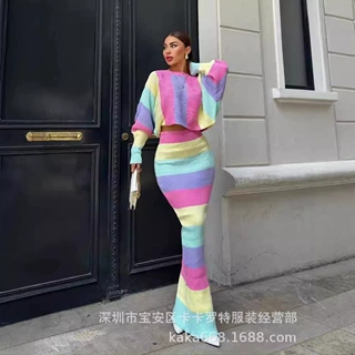亚马逊欧美女装杂款裹胸夏季性感辣妹时尚抹胸连衣裙sexy Dress