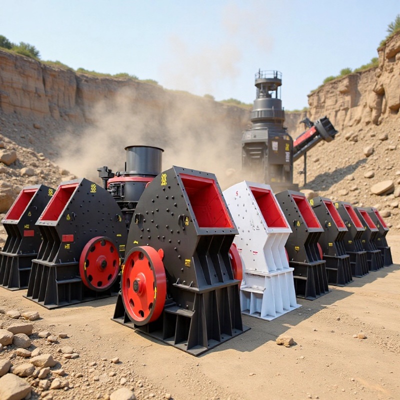 供应石料重型锤式破碎机 煤炭矿石移动破石机 建筑垃圾重锤破设备