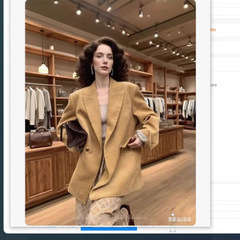 2025早秋新款复古灯芯绒西装外套女秋荃棉枪驳领休闲外套上衣