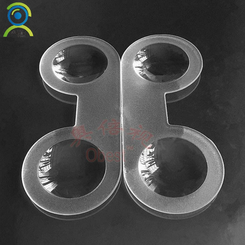 Производитель прямых линз 3D очки 44mm соединенных линз фокусное расстояние 75mm