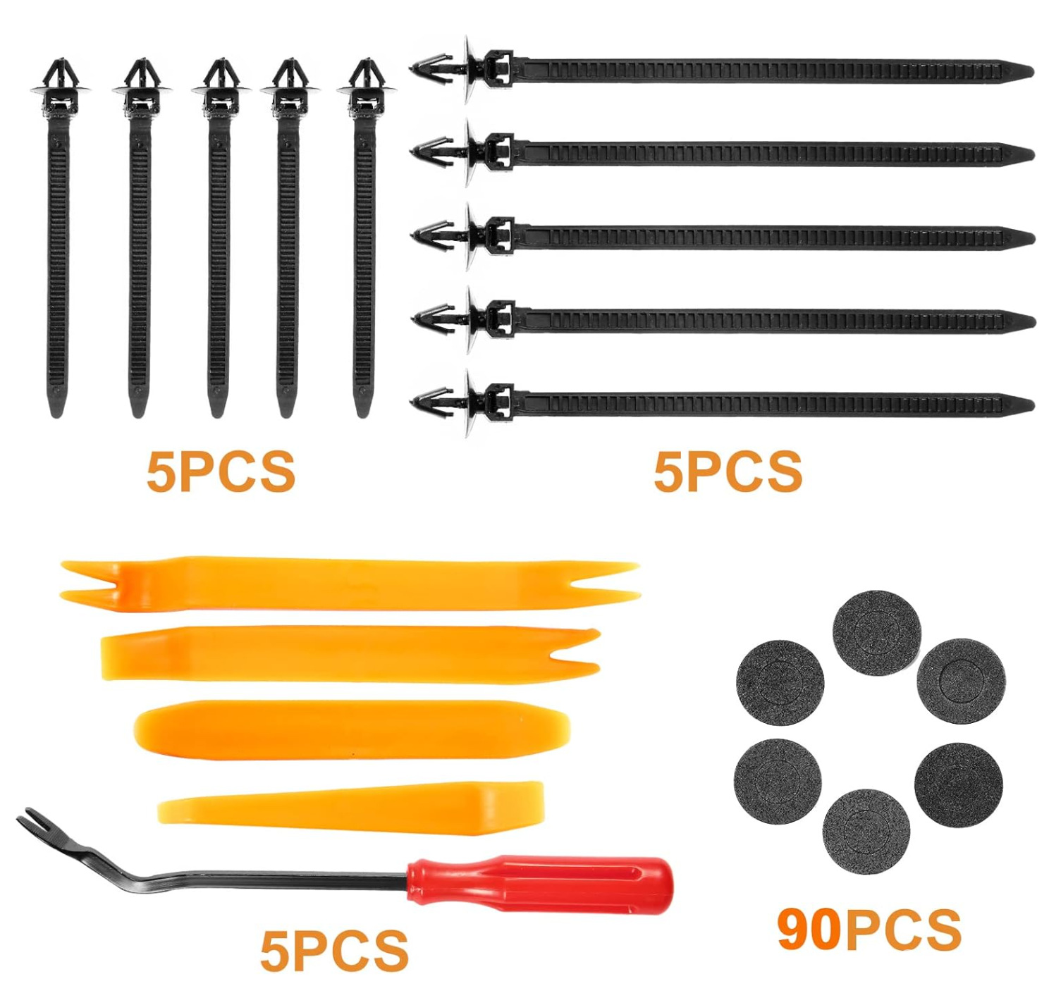 925pcs Boxed Car Body Fastener Rivet Fender Expansion Screw Accessories Car Door Car Use