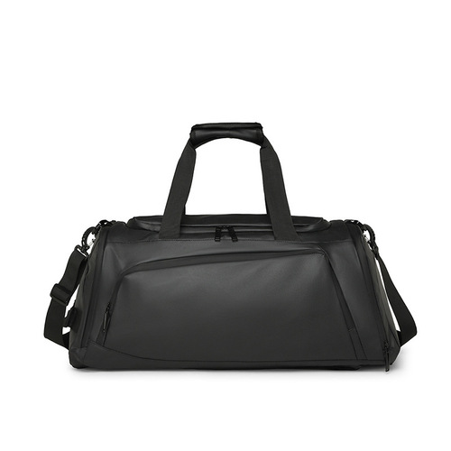 Men's Fitness Bag with Wet and Dry Separation, Independent Shoe Compartment, Portable Exercise Training Bag, Waterproof Multifunctional Dual-Shoulder Travel Bag