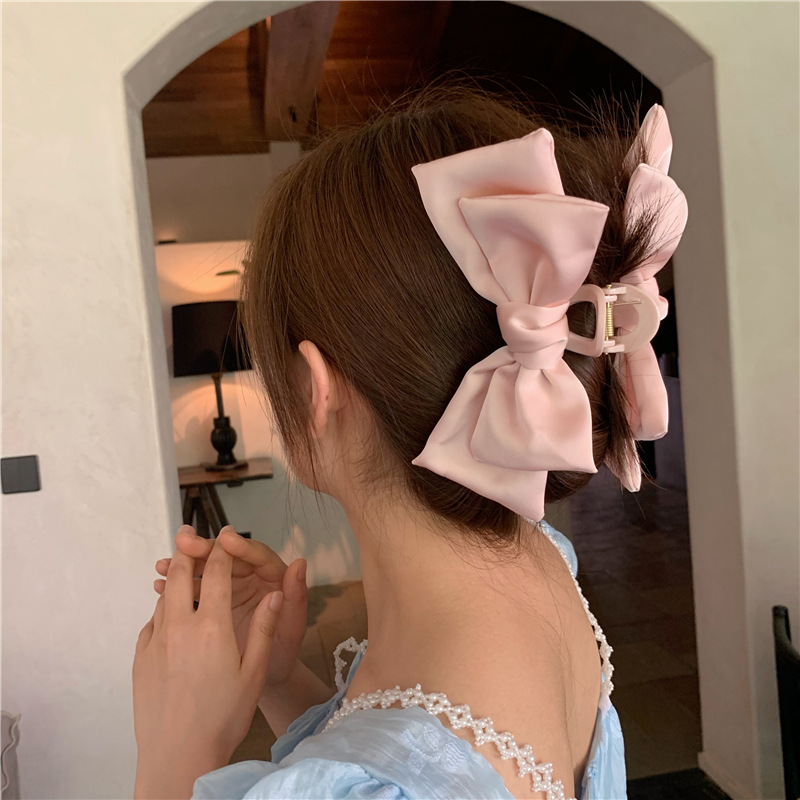 Women's Sweet Bow Knot Plastic Cloth Hair Claws display picture 7