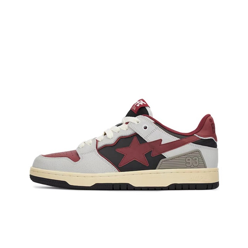 Cross-Border Putian Supply Bapesta Sk8 Astronaut Gray Purple Green Mountain Vibe Low-Top Casual Sports Skateboard Shoes