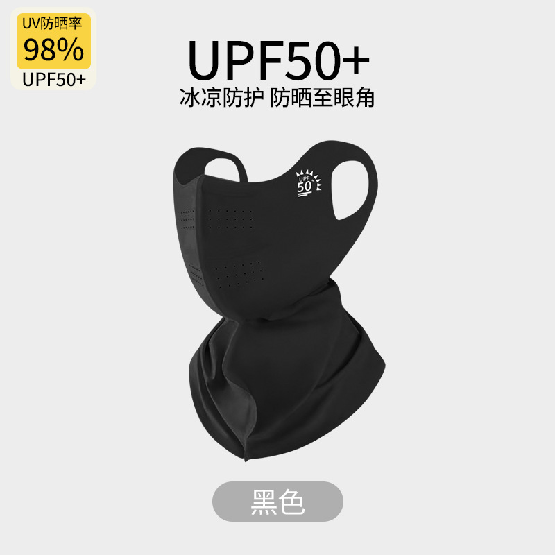 2025 máscara solar multifuncional para proteger la cara, protector de cuello, protector de ojos, máscara de esquina de ojos de hielo transpirable, máscara delgada