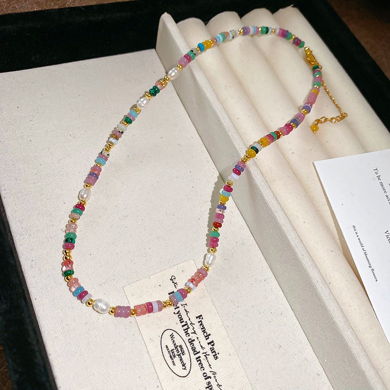 7 # Collar-Color (galvanoplastia de oro real).