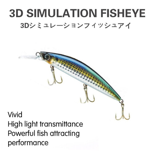 Luya bait hard bait heavy weight sinking minnow 110mm/37g fake bait fish bait factory wholesale M349 large size