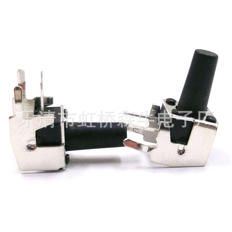 轻触开关6*6*12支架侧按卧式开关