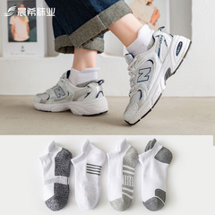 Amazon Autumn and Winter Thickened Loop Socks Towel Bottom Ear Sport Short Socks Men's Women's Cotton Socks Wholesale 