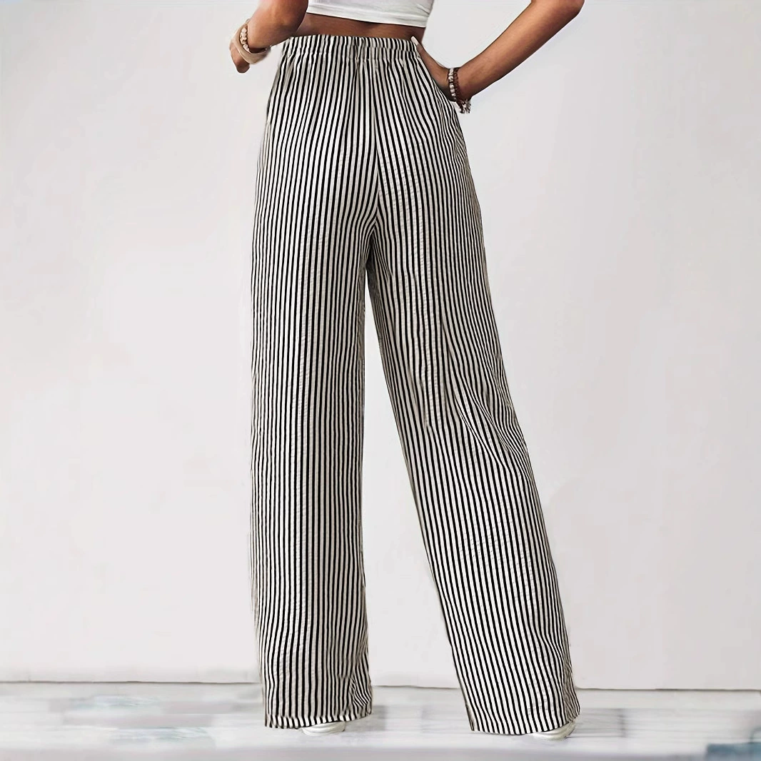 Casual trousers, European style, for import, Amazon, loose straight fit