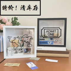人気のクロスボーダーフォトフレーム、コンサートチケット、チケット根紙収納ボックス、ポストカード、お土産貯金箱、マップ貯金箱