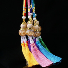 车载金箔葫芦汽车挂件香水后视镜吊坠车上挂饰品出入平安直播车挂