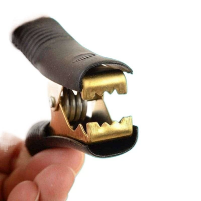 Car on the line of fire: Large Battery Clamps, Small