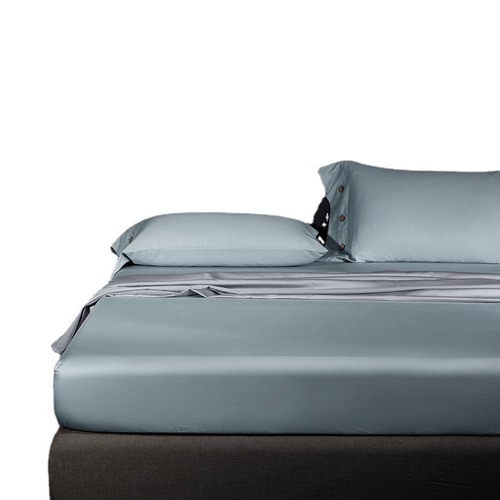 Cross-border 80-count long-staple cotton single sheets and fitted sheets for foreign trade original single high-count high-density pure cotton Class A hotel B&B bed