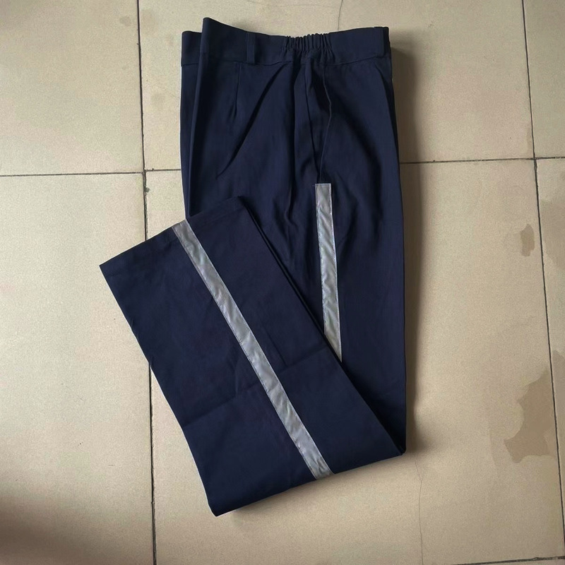 反射ストリップ付き炭鉱地下作業ズボン作業服スーツ純綿フルプロセス非ピリング非退色労働保護スーツ|undefined