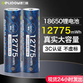 德力普18650锂电池动力3500毫安3.7V锂电池带保护板头灯充电电池