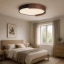 意式护眼简约胡桃木房间灯