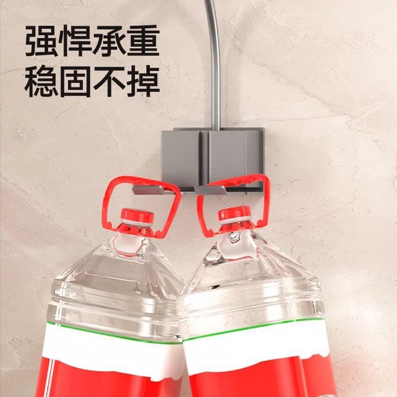 Baño perezoso secador de pelo soporte de ventilador de mano libre liberación de soporte de secador de pelo eléctrico de doble mano colgado en la pared sin perforación