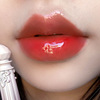 Transparent lip gloss with bow, lipstick, mirror effect, long-term effect