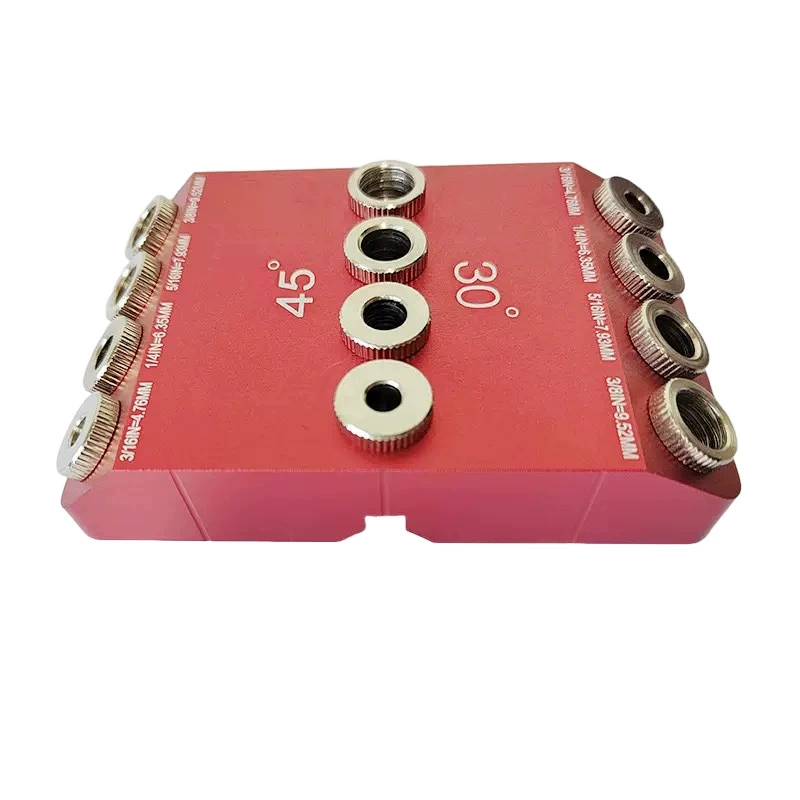 Customized woodworking drilling locator multi-angle oblique hole drill 30 degrees 45 degrees 90 degrees vertical drilling tool