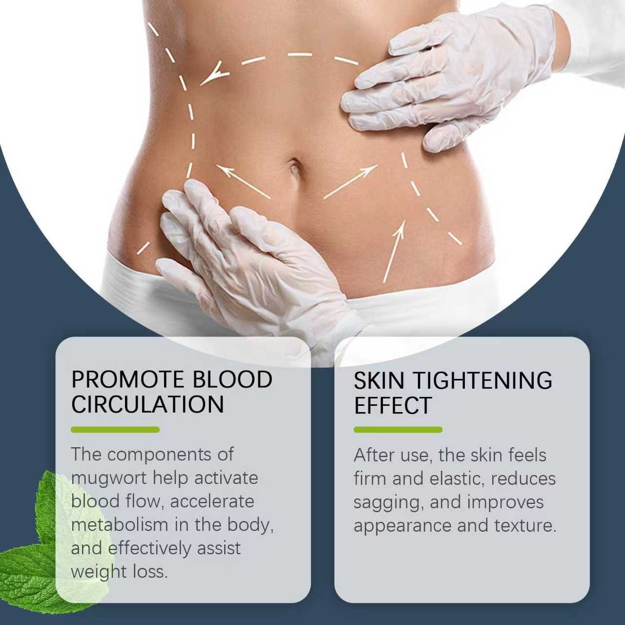 Body care sticker shaping show out body curve lazy arm abdomen skin belly navel stickers 2