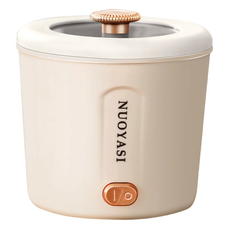 Mini olla eléctrica 220V dormitorio pequeña olla eléctrica olla de fideos instantáneos olla doméstica integrada olla eléctrica pequeña olla eléctrica olla eléctrica