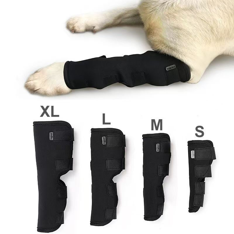 Dog Protective Cover, Knee Joint Protector, Pet Bone Fixation Bandage, Front and Rear Leg Support, Dog Bandage, Post-Surgery Anti-Licking
