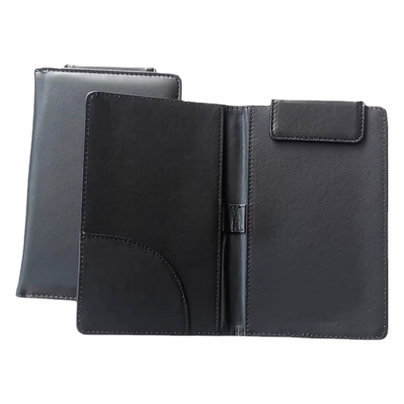 Трансграничные поставки искусственная кожа кассовый аппарат клип точка один клип черный кожаный отель счет клип оптовые производители